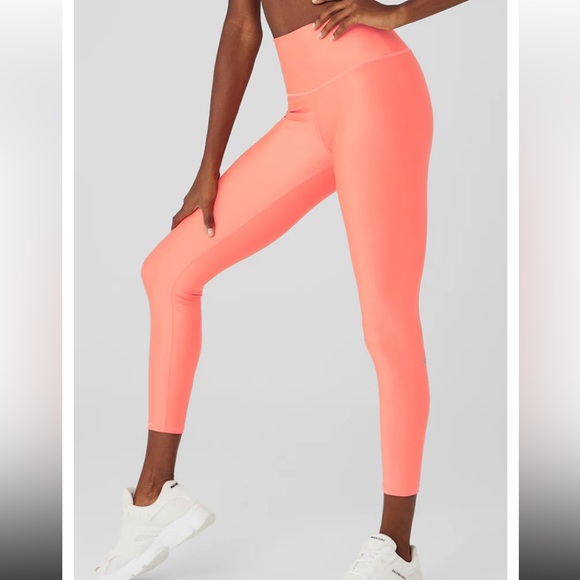 ALO Yoga Pants - 7/8 Airlift High Waist Legging “Candy Orange”
